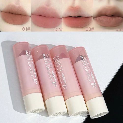 7Pcs/Box Makeup Sets 4PCS Velvet Nude Liquid Lipstick,1 Lip Cream,1 Lip Oil,1 Face Blush Palette And Necklace Gift Cosmetic Kits