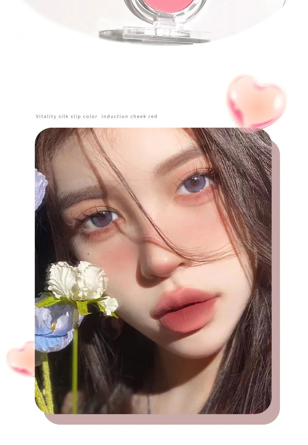 Monochrome Blush Palette Rose Orange Soft Mist Girl Blusher Powder Natural Face Makeup Matte Peach Rouge Contour Shadow Palette