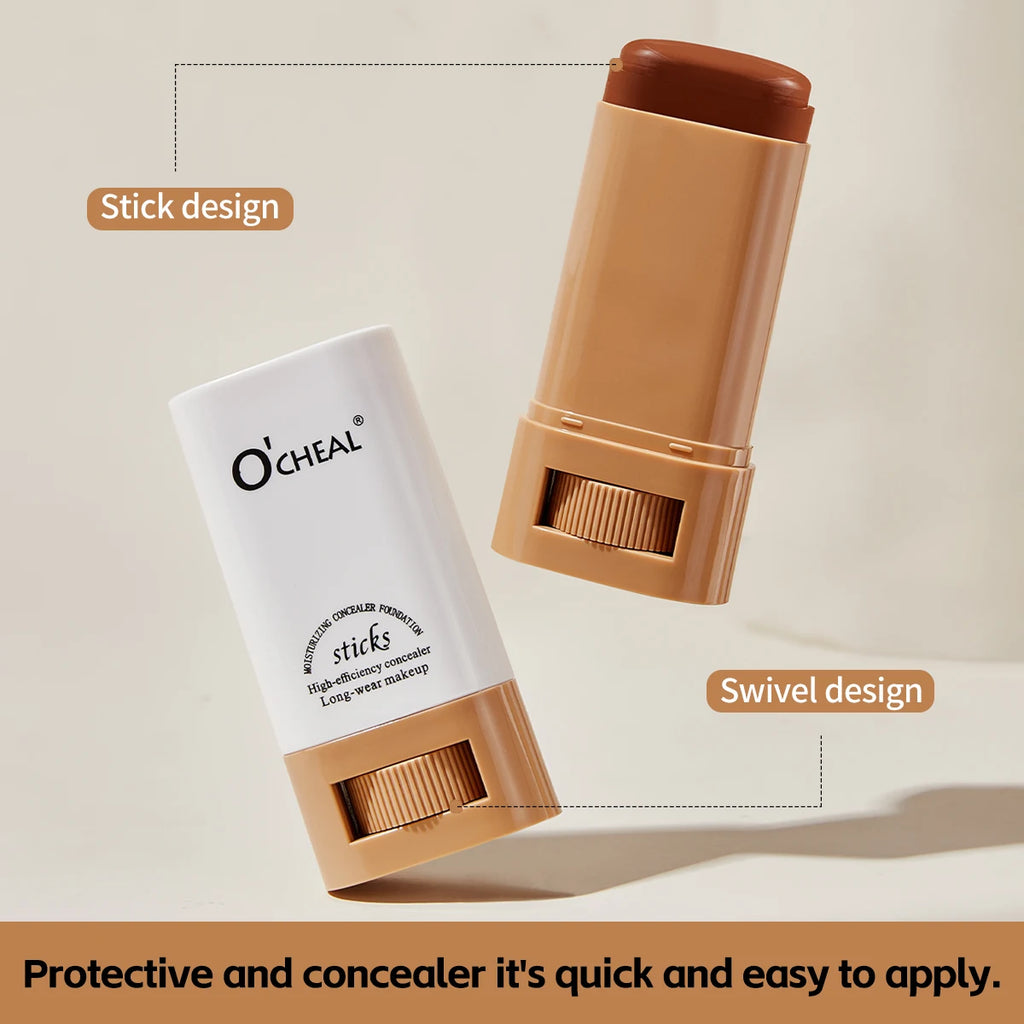 O'cheal Face Foundation Sticks Moisturizing Concealer Contouring Cream Matte Bronzer Face Brighten Makeup Beauty Cosmestic