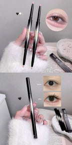 Ultra-fine Gel Eyeliner Pencil Pink Apricot Under Eye Liner Pen Waterproof Matte Aegyosal Lying Silkworm Quick Drying Eye Makeup