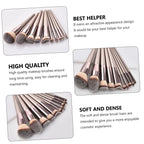 10PCS Vegan Brush Set - Air Cushion Nylon Bristles for Foundation/Contour/Eyeshadow (Beginners/Pros)