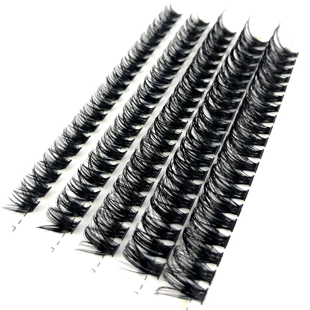 60D/80D Mink Eyelashes 100/280 Bundles Natural Eyelash extension 3D Russia Volume Individual Eyelash Cluster Makeup Tools Lashes