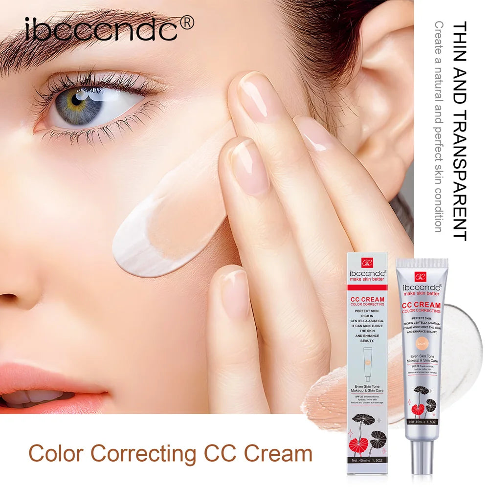 CC Cream Centella Correcting Makeup Before Moisturizing Waterproof Anti-sweat Concealer Lasting Women Makeup Foundation