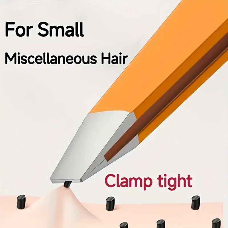 Professional Precision Tweezers for Hair Removal High-Precision Slant Tip with Ergonomic Handle  Eyebrow Tweezers Christmas Gift