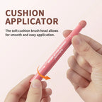 Lip Stain Air Cushion Lip Cream 2 in 1 Lip&Blush Waterproof Matte Lip Glaze Mouth Red Lip Mud Non-fading Non-stick Cup Makeup