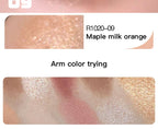 Monochrome Eyeshadow Palette Matte Wine Red Brown Eye Shadow Smoky Pearl Glitter Earth Low Saturation Matte Eye Shadow Makeup