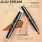2pcs Dual-Ended Contour & Highlight Stick Set- Waterproof & Long-Lasting Dual-Purpose Concealer Highlighter Pen