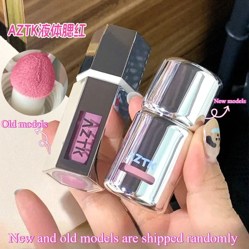 AZTK Jello Color Powder Liquid Blusher Rendering Moisturizing Beauty Expands and Contracts Liquid Cheek Face blush maquiagem