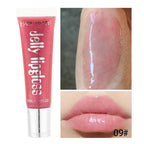 Moisturizing Gloss Plumping Lip Gloss Lip Plumper Makeup Glitter Nutritious Liquid Lipstick Cherry Jelly Oil Clear Lip Gloss