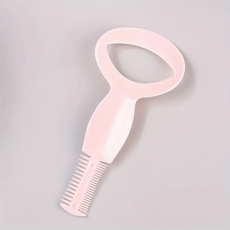 Eyeliner Stencil & Mascara Guard - Mascara Applicator with Comb, Eyelash Protector for Mess-Free Makeup