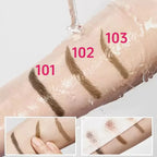 3-color Waterproof eyebrow pen, microblading eyebrow pencil with 4 split head, natural looking brows eye makeup cosmetics gifts