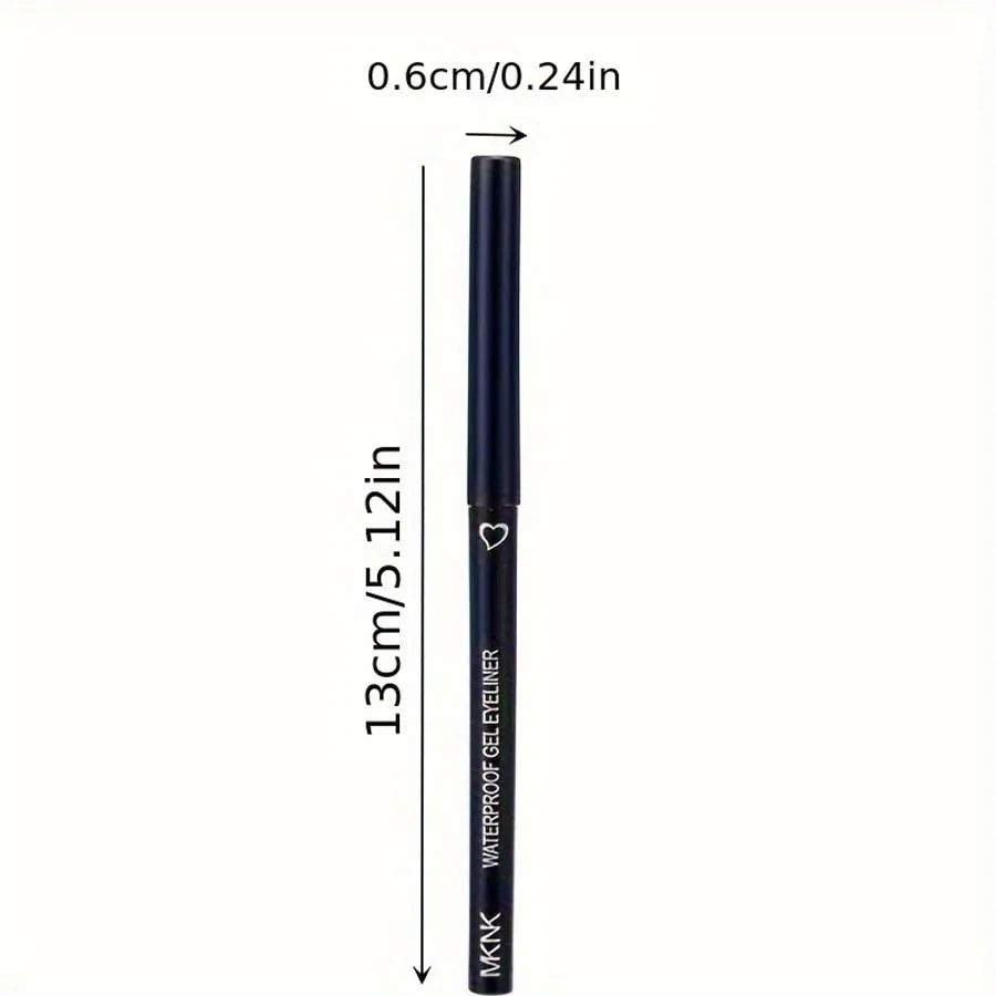 2 In 1 Eyeliner Lip Liner Gel Pencil Waterproof Long-lasting White Black Brown Easy Wear Eyeliner Makeup For Eyes 6 Colors Optio