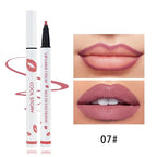 Liquid Lipliner Pencil Long Lasting Lips Cosmetic Tool Matte Soft Lip Liner Stick Quick Drying Smudge Proof Natural Lipstick Pen
