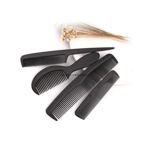 New Arrivals 4/5/6/7pcs Black Barber Accessories Set Detangling Hair Brush Styling Hot Comb Straightener High Quality Hair Combs