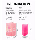 Lip and Cheek Jelly Blush Stick Lipstick Jelly Blusher Stick Makeup, Water Jelly Tint Stick, Lightweight Long Lasting Cosmetics