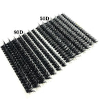60D/80D Mink Eyelashes 100/280 Bundles Natural Eyelash extension 3D Russia Volume Individual Eyelash Cluster Makeup Tools Lashes