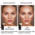 Highlighting&Bronzer Stick Face Brightening Blusher Rouge Concealer Pen Long Lasting Corrector Nose Shadow Contouring Cosmetics