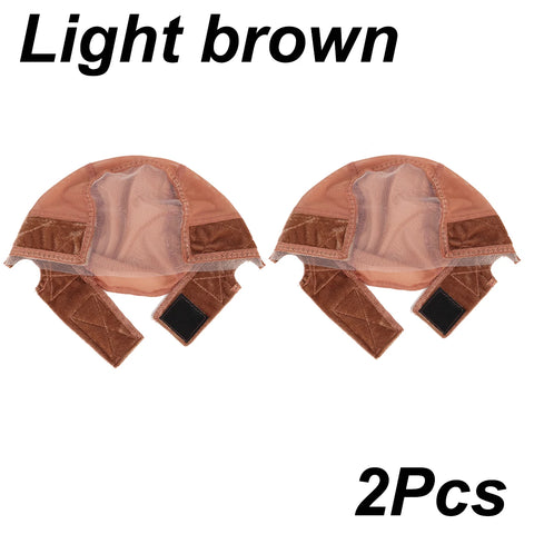 Female Headband Wig Cap Hd Lace Wig Cap For Wig Making U Part Wig Caps With Adjustable Velvet Wig Grip To Wear Wig Nude Hair Net