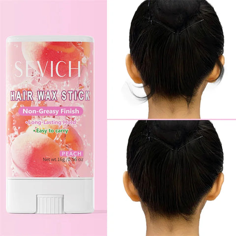 1pcs Hair Wax Stick For Fly Aways And Frizz Hair, Fruit Flavour, Portable Hair Styling Pomade Stick