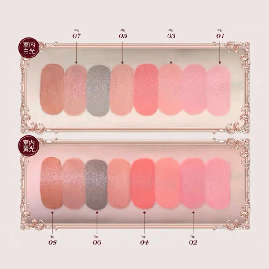 Flower Knows Strawberry Cupid Collection Liquid Blush Makeup for Cheeks Matte Finish Face Blushes Cream For Healthy Natural