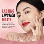 O.TWO.O Lipstick Lip Tint Matte Long Lasting Waterproof Velvet Not Fading Sexy Non-stick Cup Lip Glaze Makeup Cosmetics