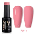 YOKEFELLOW 10ml Jelly Nude Gel Nail Polish High Quality Translucent Pink Nail Gel Varnish Soak Off UV Gel Polish Long Lasting