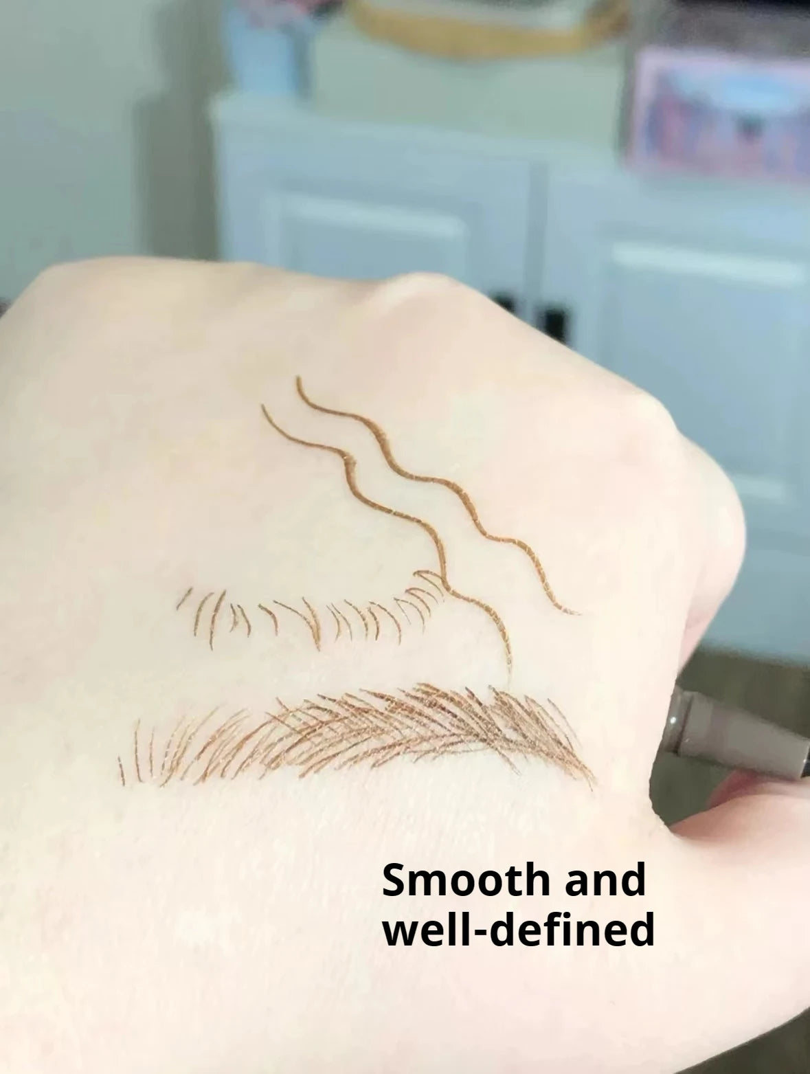 JUDYDOLL Ultra-fine Liquid Eyeliner Skinny Curved Brushwork Long lasting Waterproof Anti Shake Fast Drying Slim Enlarged Eyes