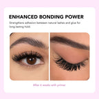 DIYDAY Eyelash Glue Primer for Natural Lashes, Deep Cleansing Oil-Free Prep Adhesive Primer for Eyelash Extension