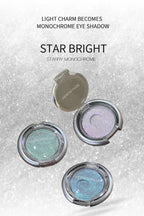 HERORANGE Glowing Charm Monochrome Eyeshadow Palette Pearlescent Explosion Polarized Brightening Silkworm Highlight