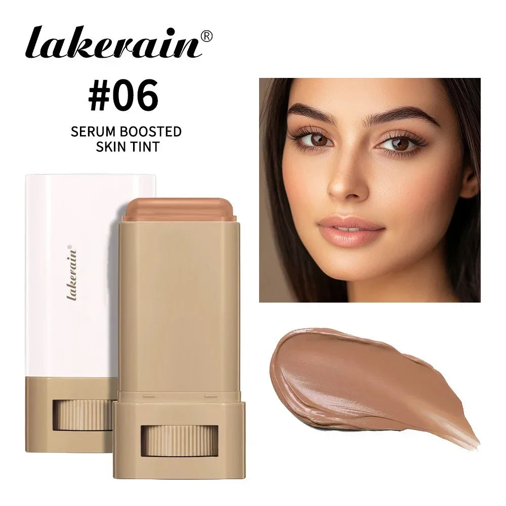 Foundation Stick Balm Skin Bronze Tint Eraser Foundation Stick Smooth Plumper Long-lasting Flawless Makeup Face Beauty Cosmetics