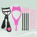 Love Comb Eyelash Curler Combination Set, No Harm to Eyelashes, Curling Eyelash Tools, Suitable for Men and Women.