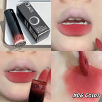 Matte Nude Velvet Liquid Lipstick Waterproof Long Lasting Lip Gloss Peach Lip Tint Mud Lip Glaze Rose Red Lip Stain For Women