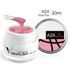 30ml Venalisa Builder Jelly Gel French Soak Off UV LED Poly Nail Gel Pearl Pink Funny Bunny Nail Extension Nail Manicure