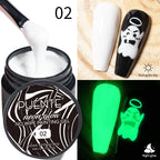 PUETNE 7.5ML Amber Moonlight Cat Magnetic Gel Nail Polish Winter Nails Jelly Glass Cat Eye Soak Off UV Semi-Permanent Varnish