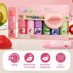 Pennyfun Fruit-Flavored Lip Balm Set: Ultra-Hydrating and Moisturizing Formula - Best-Selling Lip Treatment with a Variety