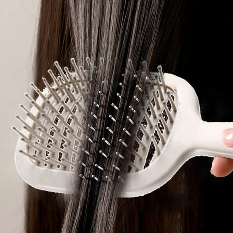 Vent Brush For Blow Drying Paddle Detangling Brush Paddle Brush For Blow Drying Vented Paddle Brush Curved Hair Brush For Wet