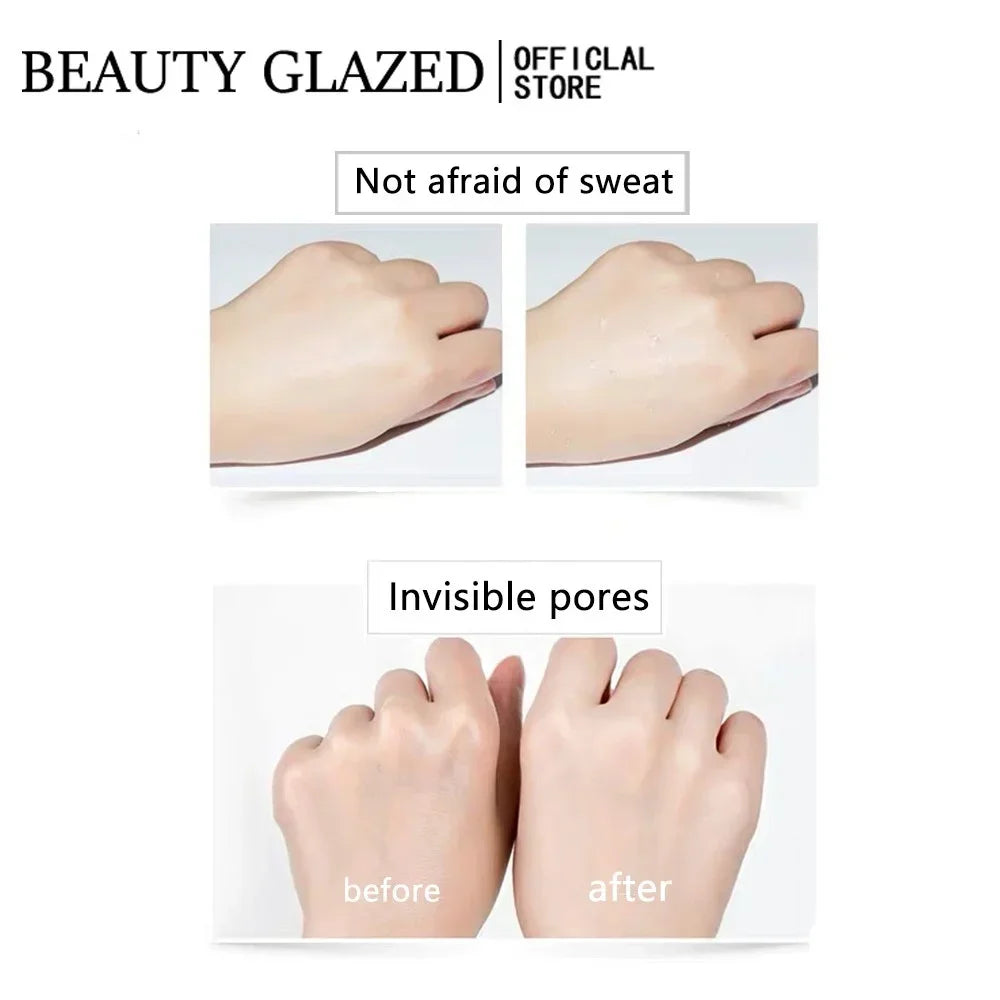 BEAUTY GLAZED Pore Invisible Long-lasting Face Makeup Primer Matte Base Face Primer Moisturizer