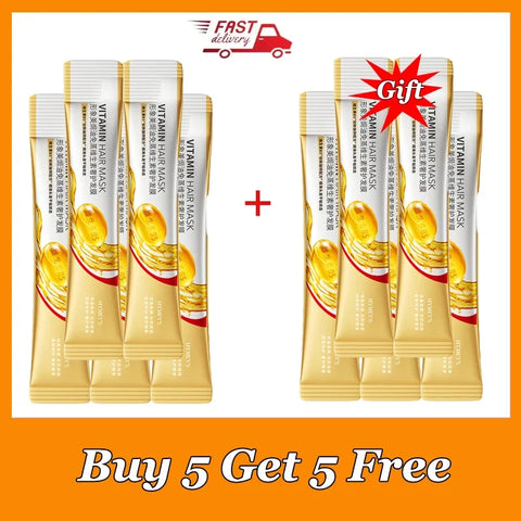 Magical Keratin Hair Mask 5 Seconds Repair Damaged Frizzy Hair Soft Smooth Shiny Vitamin Nutrition Moisturize Nourish Hair Care