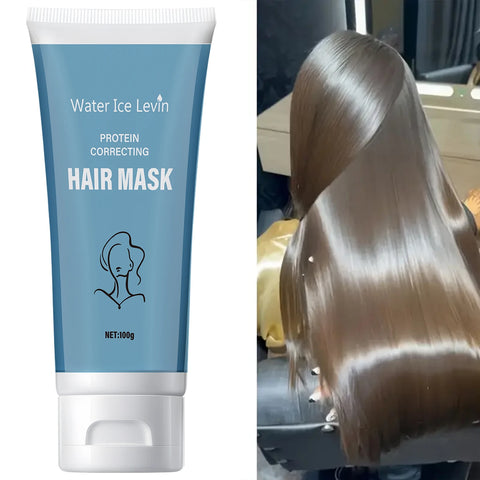 Keratin Hair Mask, Moisturizes and Moisturizes Hair, Smoothes Straight Hair, Softens Damaged and Frizzy Hair, Makes Moisturizes and Smoothes Hair, Suitable for All Hair Types