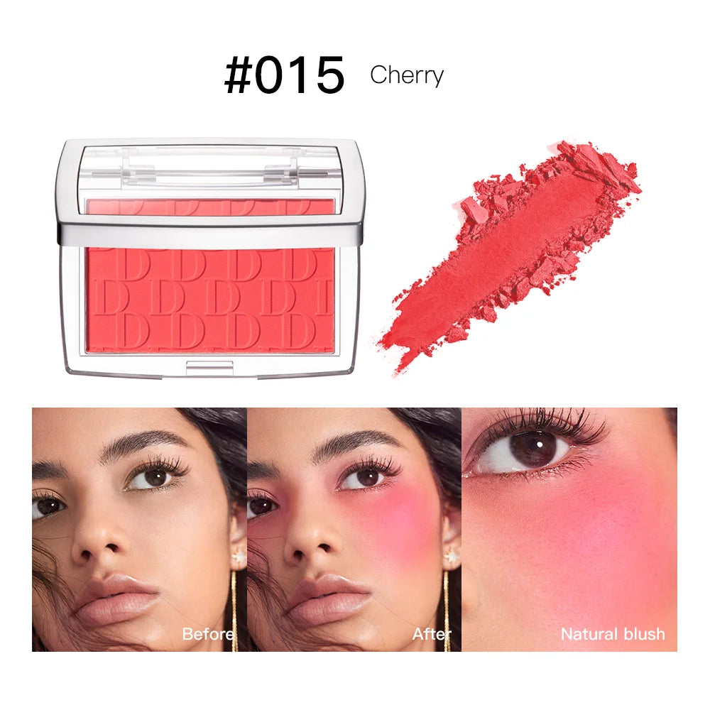 Blush Matte Natural Cheek Tint Brighten Face Waterproof Face Contouring Cosmetics Blush Powder Soft Female Makeup For Cheeks