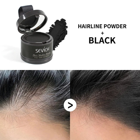 Sevich Hair Line Powder 4g Black Root Cover Up Natural Instant Waterproof Hairline Shadow Powder Hair Concealer Coverage 13color
