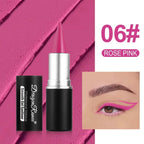 12 Colors Waterproof Eyeliner Cream Lasting Easy To Wear Eye Liner Gel Black Blue Matte Quick Dry Eyeliner Pen Makeup Cosmetics