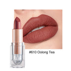 HANDAIYAN Matte Nude Lipstick Velvet Finish Long Lasting Waterproof Korean Beauty Cosmetic Makeup Gift for Women