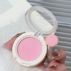 2024 Monochrome Face Blush Palette Longlasting Waterproof Pressed Powder Matte Blush for Contouring Cheeks Travel Cosmetics