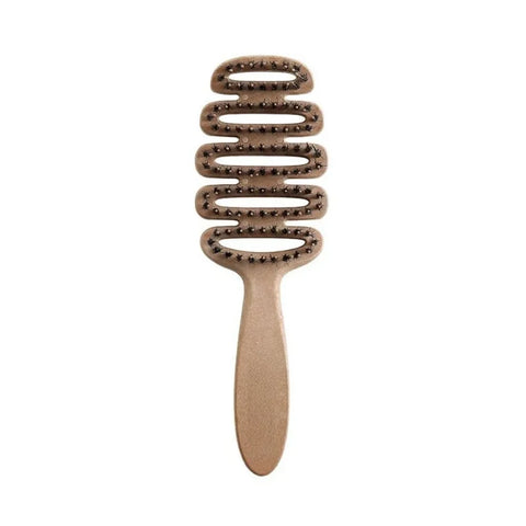 Boar Bristle Paddle Hair Brush Anti Static Comb Hairdressing Massage Comb Curly Hairbrush Salon Hair Styling Tools Makeup Tools