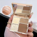Facial Highlighter Makeup Palette Face Matte Shadow Lasting Glow Brighten Contour Shimmer Powder Cosmetics
