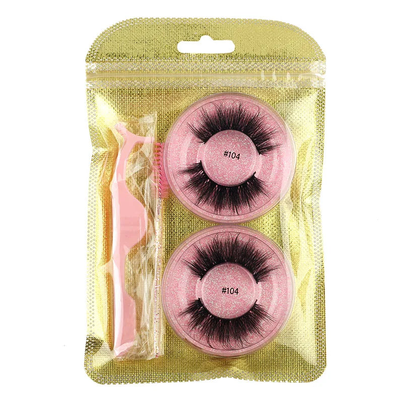 Wholesale Lashes 4/20/100pcs Fluffy 3d Mink Lashes Natural Makeup False Lashes Flase Eyelashes Lot with Cosmetic Brushes tweezer