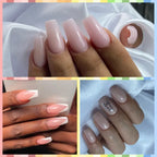 VENALISA 7.5ml Quick Construction Gel Semi Transparent Jelly Color Nail Gel Polish Strengthener Soak Off UV LED Nude Pink Gel
