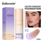 Waterproof Color Changing Liquid Foundation Centella Korean High Coverage Foundation Cream For Face Base Makeup