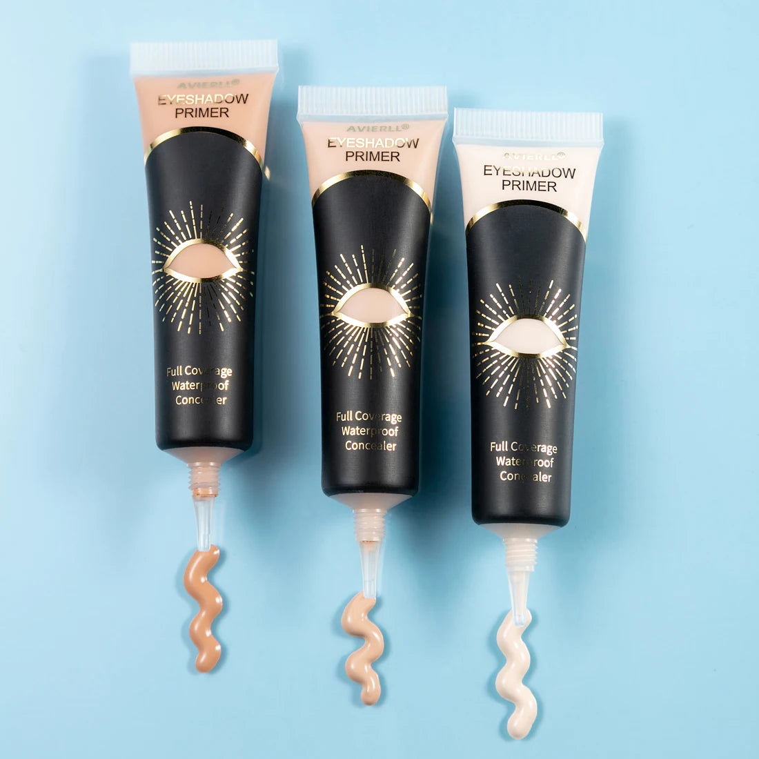 Long-Lasting Matte Eyeshadow Primer: Waterproof, Full-Coverage Eye Makeup Base in Medium Cream Form